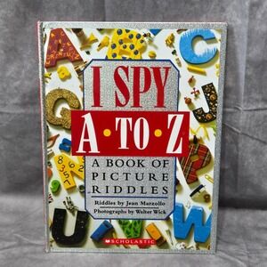 I Spy A To Z: A Book of Picture Riddles Hardcover By Jean Marzollo Good